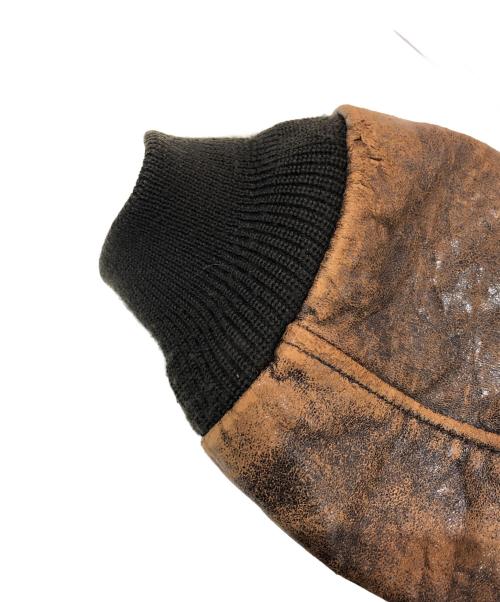 AVIREX（アヴィレックス）AVIREX (アヴィレックス) レザージャケット/A-2フライトジャケット ブラウン サイズ:SIZE Sの古着・服飾アイテム