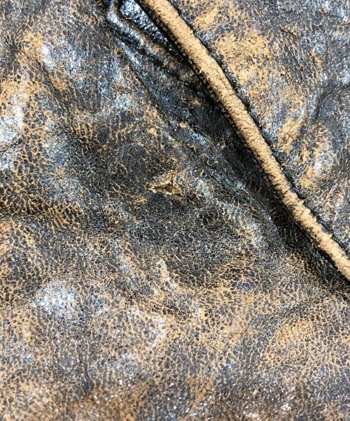 AVIREX（アヴィレックス）AVIREX (アヴィレックス) レザージャケット/A-2フライトジャケット ブラウン サイズ:SIZE Sの古着・服飾アイテム