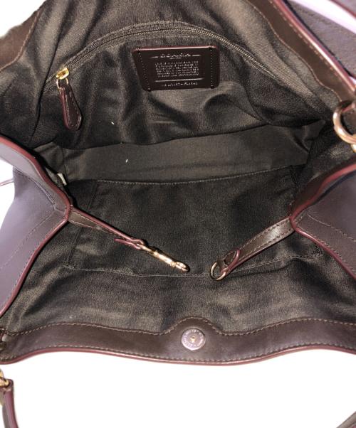 COACH（コーチ）COACH (コーチ) 2WAYバッグ ベージュ×ブラウンの古着・服飾アイテム