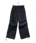 TAAKK×THE TOKYOターク×ザトーキョー）の古着「EX.SHRINK QUILTING PARACHUTE PANTS」｜ブラック