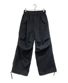 TAAKK×THE TOKYO（ターク×ザトーキョー）の古着「EX.SHRINK QUILTING PARACHUTE PANTS」｜ブラック