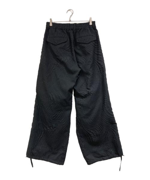 TAAKK（ターク）TAAKK (ターク) THE TOKYO (ザトーキョー) EX.SHRINK QUILTING PARACHUTE PANTS ブラック サイズ:SIZE 2の古着・服飾アイテム