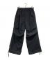 TAAKK（ターク）の古着「EX.SHRINK QUILTING PARACHUTE PANTS」｜ブラック