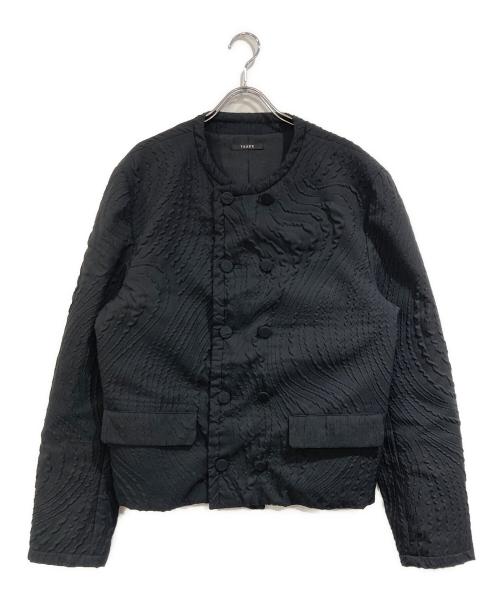 TAAKK（ターク）TAAKK (ターク) SHRINK QUILTING COLLARLESS JACKET ブラック サイズ:SIZE 2の古着・服飾アイテム