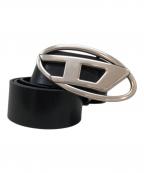 DIESELディーゼル）の古着「Dロゴバックルベルト」｜ブラック