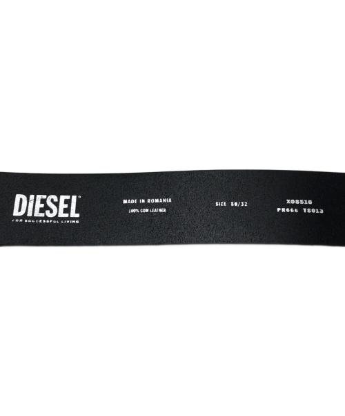 DIESEL（ディーゼル）DIESEL (ディーゼル) Dロゴバックルベルト ブラックの古着・服飾アイテム