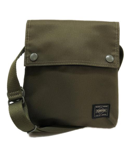 PORTER（ポーター）PORTER (ポーター) UNIT ショルダーバッグ カーキの古着・服飾アイテム