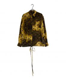 Jean Paul Gaultier FEMME（ジャンポールゴルチエ フェム）の古着「総柄シャツ」｜イエロー×パープル