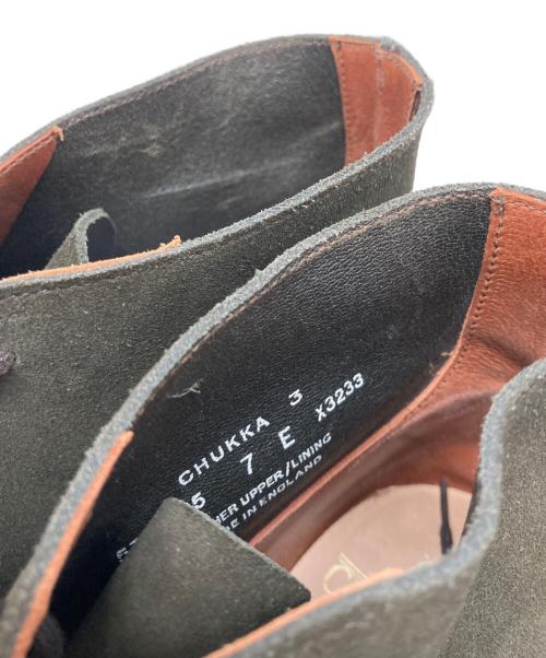 Crockett & Jones（クロケット＆ジョーンズ）Crockett & Jones (クロケット＆ジョーンズ) CHERTSEY スエード チャッカブーツ カーキ サイズ:SIZE 7の古着・服飾アイテム
