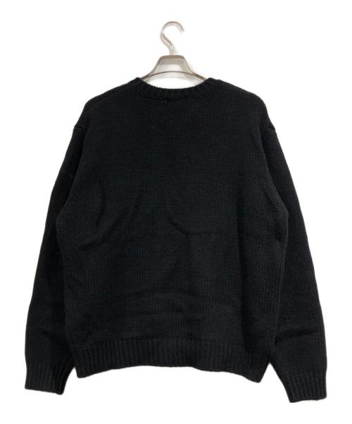 Schott（ショット）Schott (ショット) CROSS BONE KNIT ブラック サイズ:SIZE Lの古着・服飾アイテム