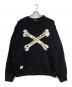 Schott（ショット）の古着「CROSS BONE KNIT」｜ブラック