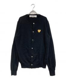 PLAY COMME des GARCONS（プレイコムデギャルソン）の古着「Round Neck Cardigan」｜ブラック