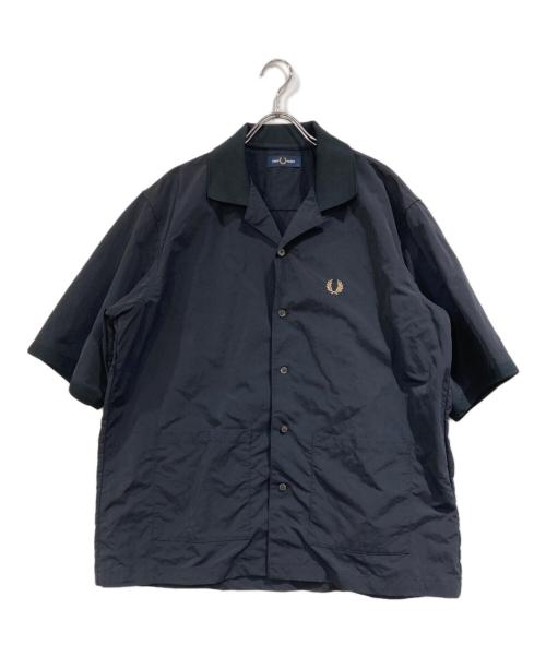 FRED PERRY（フレッドペリー）FRED PERRY (フレッドペリー) Revere Collar Shirt ネイビー サイズ:SIZE Lの古着・服飾アイテム