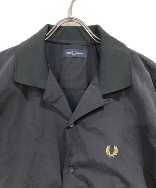 FRED PERRY（フレッドペリー）FRED PERRY (フレッドペリー) Revere Collar Shirt ネイビー サイズ:SIZE Lの古着・服飾アイテム