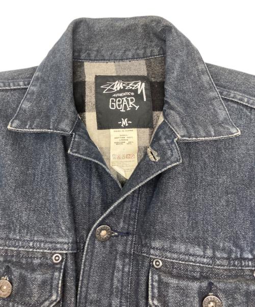 stussy（ステューシー）stussy (ステューシー) Authentic GEARデニムジャケット インディゴ サイズ:SIZE Mの古着・服飾アイテム