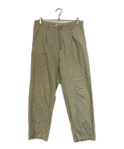 AURALEE（オーラリー）AURALEE (オーラリー) Hard Twist Cotton Silk Viyella Slacks ベージュ サイズ:SIZE 3の古着・服飾アイテム