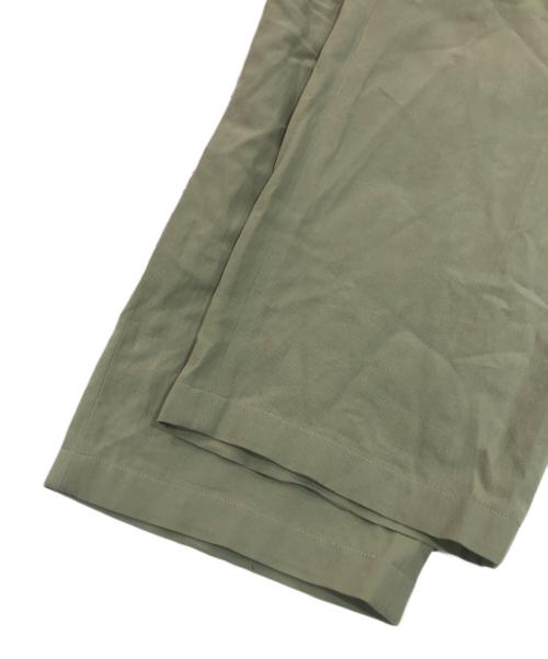 AURALEE（オーラリー）AURALEE (オーラリー) Hard Twist Cotton Silk Viyella Slacks ベージュ サイズ:SIZE 3の古着・服飾アイテム