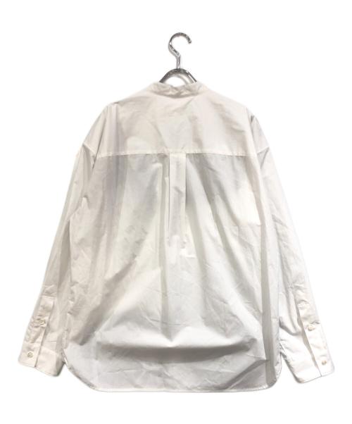 HERALBONY（ヘラルボニー）HERALBONY (ヘラルボニー) バンドカラーシャツ「タイトル不明」 ホワイト サイズ:SIZE Lの古着・服飾アイテム