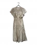 HER LIP TOハーリップトゥ）の古着「Little Butterfly Sleeve Dress」｜アイボリー