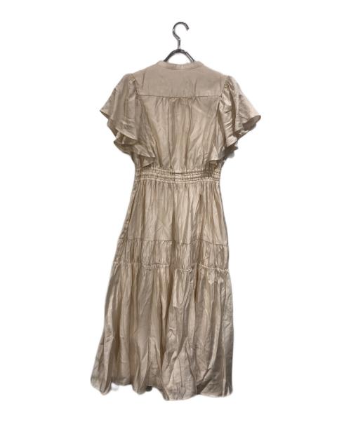 HER LIP TO（ハーリップトゥ）Her lip to (ハーリップトゥ) Little Butterfly Sleeve Dress アイボリー サイズ:SIZE Sの古着・服飾アイテム