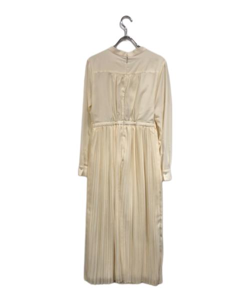 HER LIP TO（ハーリップトゥ）Her lip to (ハーリップトゥ) Viola Bow Pleated Dress アイボリー サイズ:SIZE Sの古着・服飾アイテム