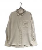 HER LIP TOハーリップトゥ）の古着「Papillon Stripe Shirt Dress」｜ホワイト