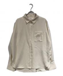 HER LIP TO（ハーリップトゥ）の古着「Papillon Stripe Shirt Dress」｜ホワイト