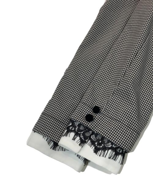 HER LIP TO（ハーリップトゥ）Her lip to (ハーリップトゥ) Classic Monochrome Check Midi Dress グレー サイズ:SIZE Sの古着・服飾アイテム