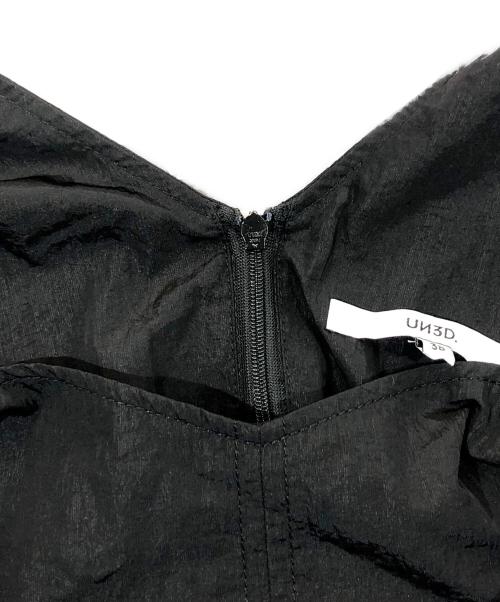 UN3D.（アンスリード）UN3D. (アンスリード) バルーンワンピース ブラック サイズ:SIZE 38の古着・服飾アイテム