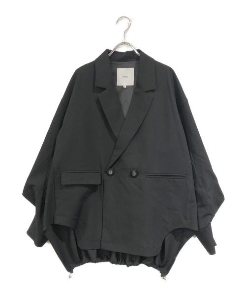 UN3D.（アンスリード）UN3D. (アンスリード) W TRIANGLE TUCK JK ブラック サイズ:SIZE 36の古着・服飾アイテム