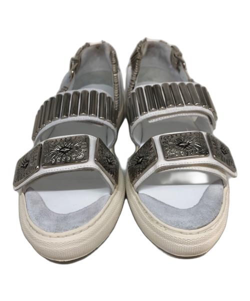 TOGA PULLA（トーガ プルラ）TOGA PULLA (トーガ プルラ) METAL SNEAKER SANDALS ホワイト サイズ:39の古着・服飾アイテム