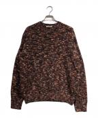 AURALEEオーラリー）の古着「WOOL MIX COLOR SLUB YARN KNIT」｜ブラウン