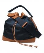 PORTERポーター）の古着「DRAWSTRING BAG(L)」｜ネイビー