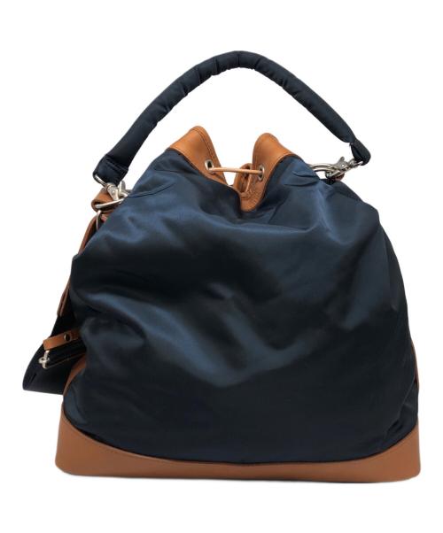 PORTER（ポーター）PORTER (ポーター) DRAWSTRING BAG(L) ネイビーの古着・服飾アイテム