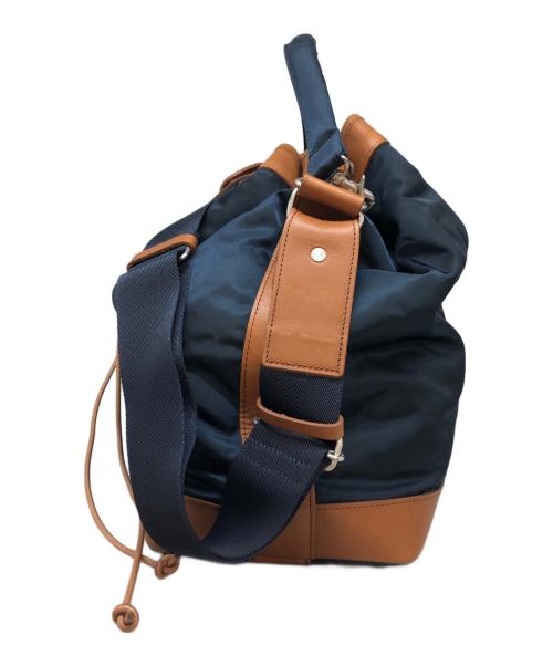PORTER（ポーター）PORTER (ポーター) DRAWSTRING BAG(L) ネイビーの古着・服飾アイテム
