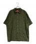Supreme（シュプリーム）の古着「Chainstitch Chiffon S/S Shirt」｜グリーン