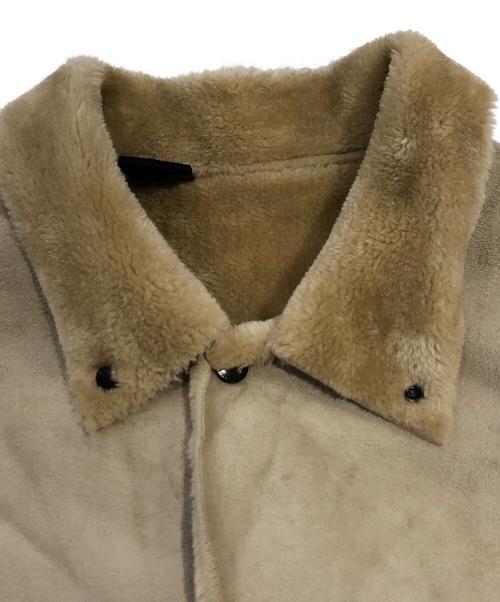 N.HOOLYWOOD（エヌ ハリウッド）N.HOOLYWOOD (エヌ ハリウッド) Fake Mouton Blouson ベージュ サイズ:SIZE 36の古着・服飾アイテム