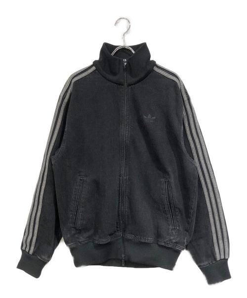 adidas（アディダス）adidas (アディダス) デニム ファイヤーバード トラックトップ ブラック サイズ:SIZE Mの古着・服飾アイテム