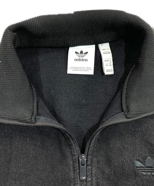 adidas（アディダス）adidas (アディダス) デニム ファイヤーバード トラックトップ ブラック サイズ:SIZE Mの古着・服飾アイテム