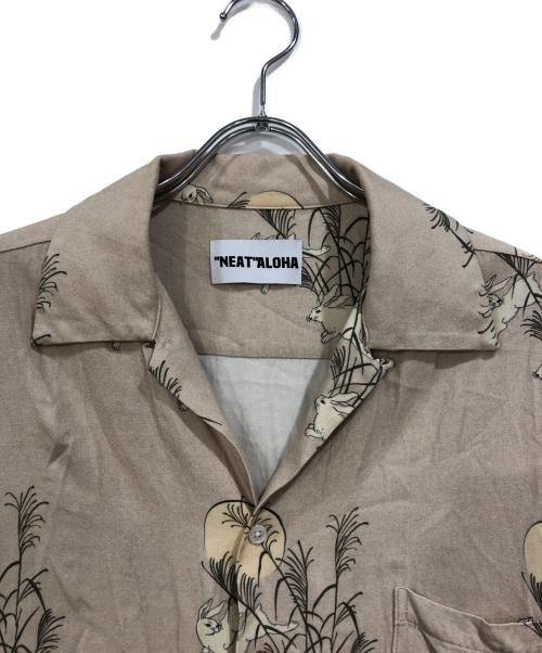NEAT ALOHA（ニートアロハ）NEAT ALOHA (ニートアロハ) 半袖シャツ ベージュ サイズ:SIZE Mの古着・服飾アイテム