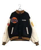 X-LARGE×SPACE JAMエクストララージ×スペースジャム）の古着「VARSITY JACKET」｜ホワイト×ブラック