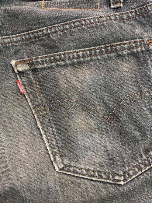 LEVI'S（リーバイス）LEVI'S (リーバイス) 501ブラックデニムパンツ グレー サイズ:SIZE 86cm (W34)の古着・服飾アイテム