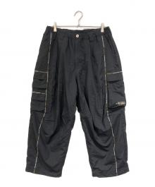 TIGHTBOOTH PRODUCTION×BlackEyePatch（タイトブースプロダクション×ブラックアイパッチ）の古着「コラボナイロンパンツ」｜ブラック