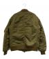 wjk (ダブルジェイケー) shrink MA-1ジャケット カーキ サイズ:SIZE M：15000円
