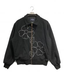 NOON GOONS（ヌーングーンズ）の古着「FLORAN EMBROIDERY JACKET」｜ブラック
