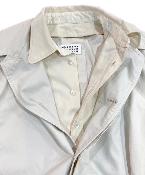 Maison Margiela（メゾンマルジェラ）Maison Margiela (メゾンマルジェラ) シャツドッキングトレンチコート アイボリー サイズ:SIZE 46の古着・服飾アイテム