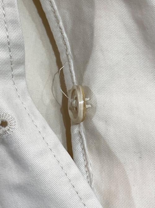 Maison Margiela（メゾンマルジェラ）Maison Margiela (メゾンマルジェラ) シャツドッキングトレンチコート アイボリー サイズ:SIZE 46の古着・服飾アイテム