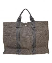 HERMES（エルメス）の古着「エールライントートバッグ」｜ブラック