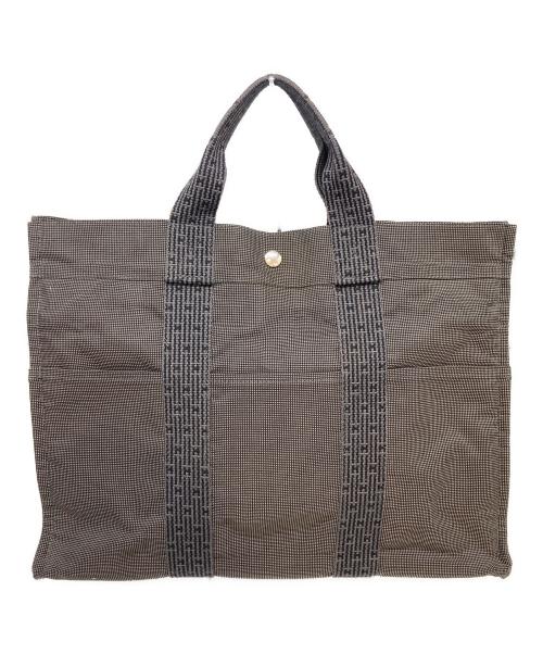 HERMES（エルメス）HERMES (エルメス) エールライントートバッグ ブラックの古着・服飾アイテム