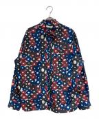 HERALBONYヘラルボニー）の古着「ブロードバンドカラーシャツ「（無題）」」｜ブルー